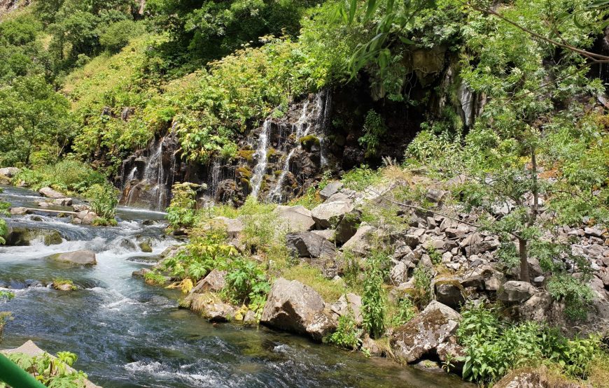 Dashbashi Canyon and waterfalls